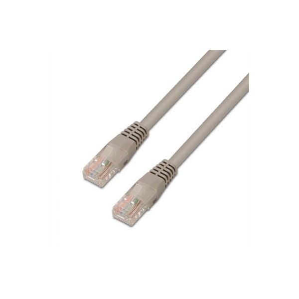 Aisens latiguillo rj45 cat.6 utp 1.0m gris cobre